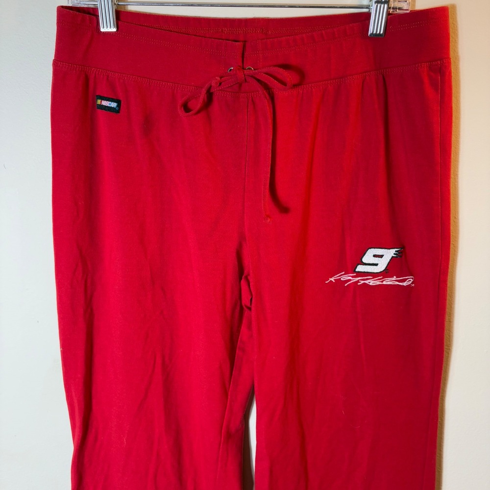 NASCAR Kasey Kahne‎ #9 Sweatpants Lounge Pants Red White Size Large - Picture 2 of 8